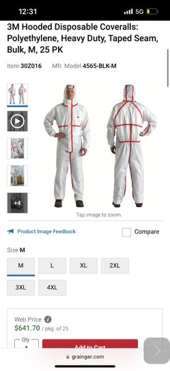 3M Disposable Coveralls