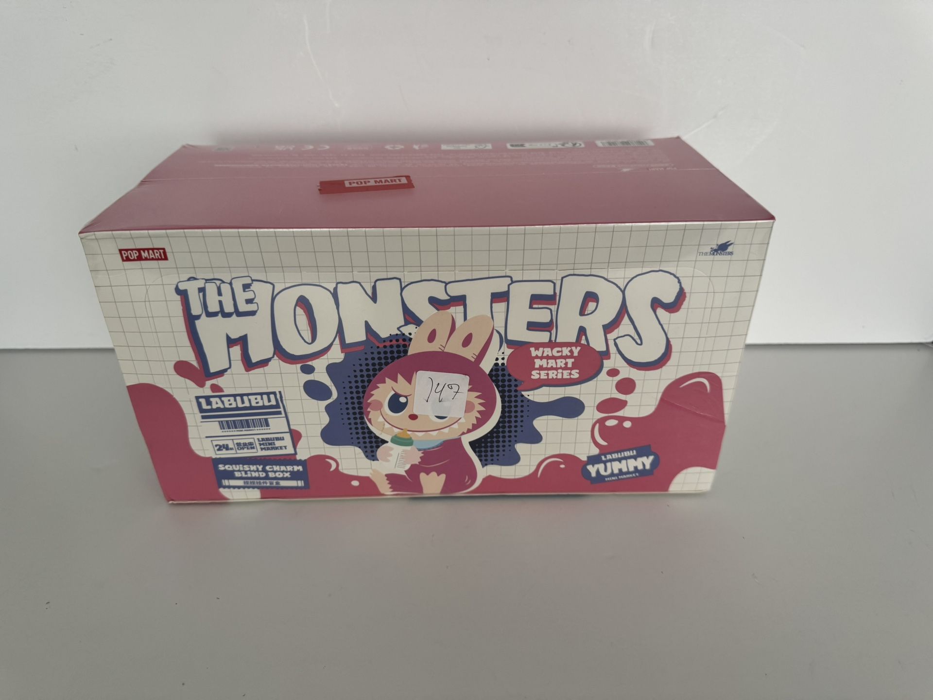 Pop Mart The Monsters Labubu Squishy Charm Blind Box Case