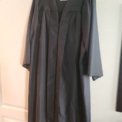 Free Graduation Gown Black