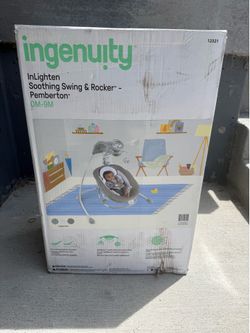 ingenuity inlighten soothing swing & rocker pemberton