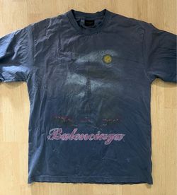 Balenciaga  Paris moon shirt navy blue