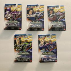Hot Wheels 2025 Silver Series Acceleracers Full Set Lot of 5