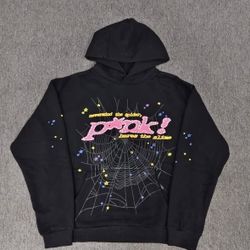 Sp5der Hoodie Pink Sizes M-L