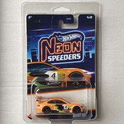 Hot Wheels Neon Speeders BMW M3 GT2 #4/8 Walmart Exclusive Diecast Car