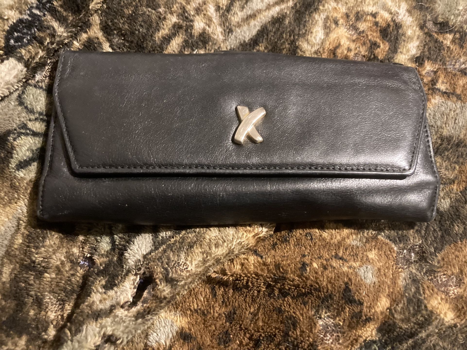 Black Leather Wallet 