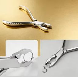 Ring Closer Plier Piercing Art Surgical Ring Closing Captive Bead Hoop