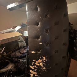 Free Solid Wood Queen Headboard/Footboard