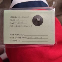 Loose Pear-shaped Diamond