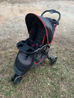 Black And Red Stroller