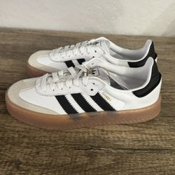 Adidas sambae black and white 