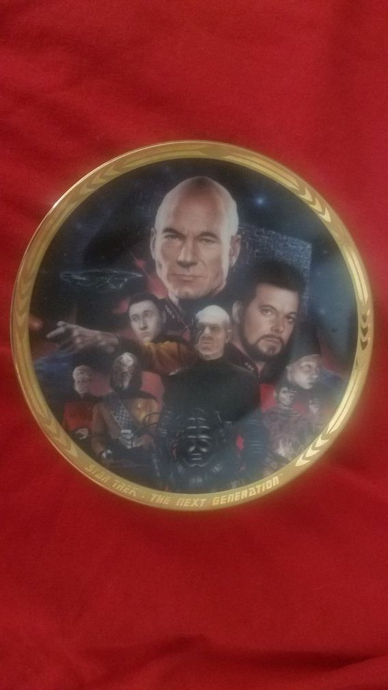 Star Trek plate