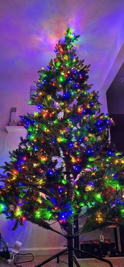 Brand New Christmas Trees 9 Ft Pre-lit LED. Multiple lighting modes.