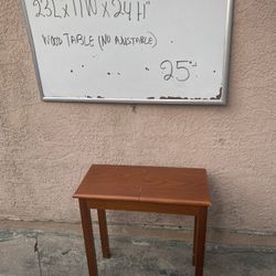Wood Small Table Not Adjustable 