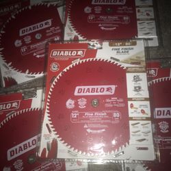 Diablo Blade 12” Inches  $37 Each  80 Teeth  