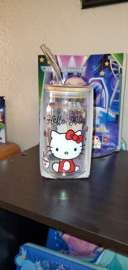 Hello Kitty Autumn Glass Tumbler