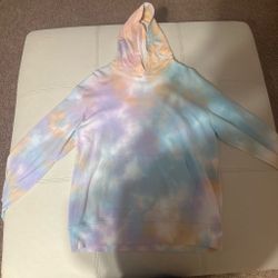 Pastel Tie-Dye Pullover Hoodie