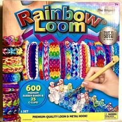 New. In orginal packaging, never opened. Rainbow Loom Bracelet-Making Kit 
