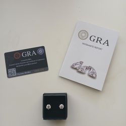 Moissanite Diamond Stud Earings!