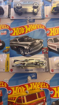 💥HOT WHEELS '49 DRAG MERC ZAMAC 2024 Series HW ROLLING METAL💥