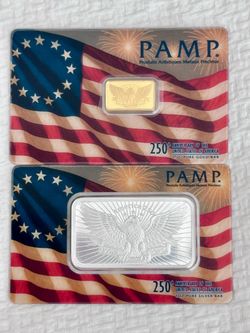 🇺🇸 PAMP America 250™ Gold & Silver Commemorative Set 🇺🇸