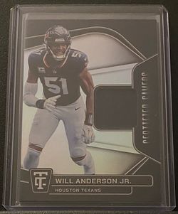 2024 Panini Totally Certified Will Anderson Jr. Certified Gamers Patch