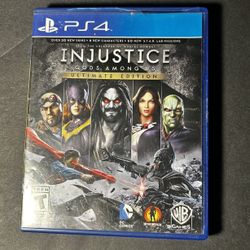 Injustice Goes Amount Us Ultimate Edition PS4 Game