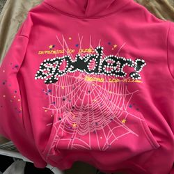 Pink Spider Hoodie