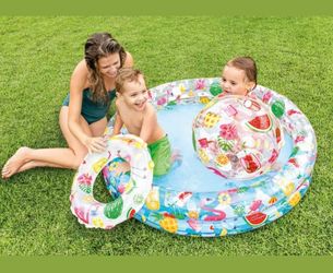 48in X 10in Intex just so fruity pool set