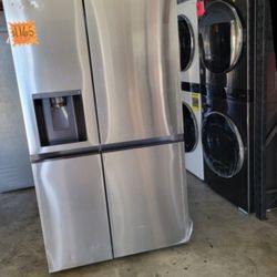 LG ThinQ Side By Side Refrigerator With Craft Ice Maker 27 Cubic Feet