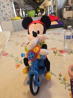 Disney Mickey Mouse On A Bike