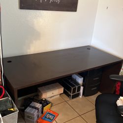 Large Solid Wood Desk