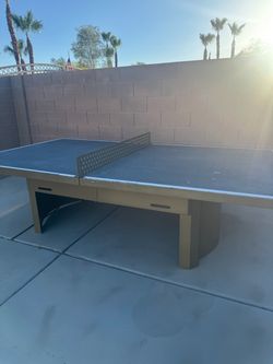 Outdoor ping pong table