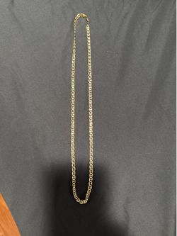 24” 14k Gold Mariner Chain