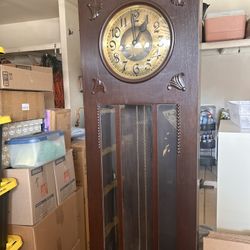 Wooden Grandfather Clock 