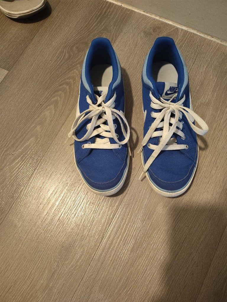 Shoes Size 8.5 (Suede boots, and Blue Nikes & Black Adidas