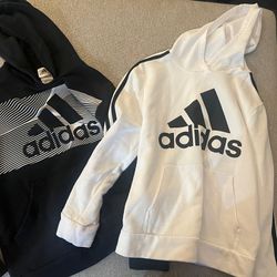 Adidas hoodies boys  10 both 