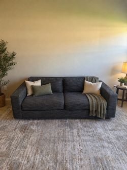 DELIVERY AVAILABLE‼️ West Elm Urban Dark Gray Sofa