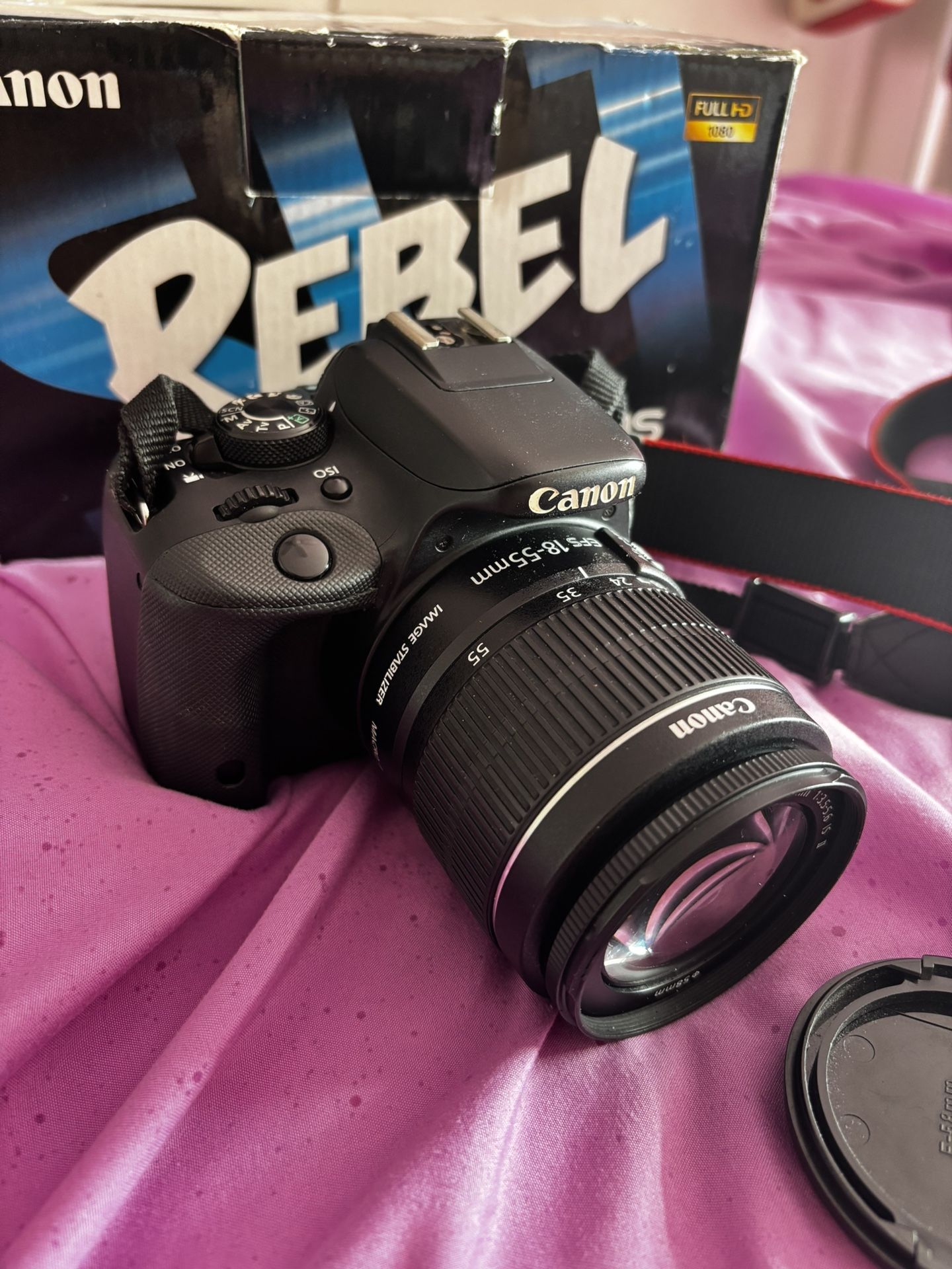 Canon EOS Rebel SL1 Digital SLR with 18-55mm STM Lens