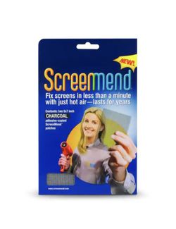 Screenmend 5 in. x 7 in. Charcoal Screen Repair Patch (1-Pack)