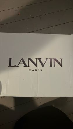 Lanvin black and multicolor size 10
