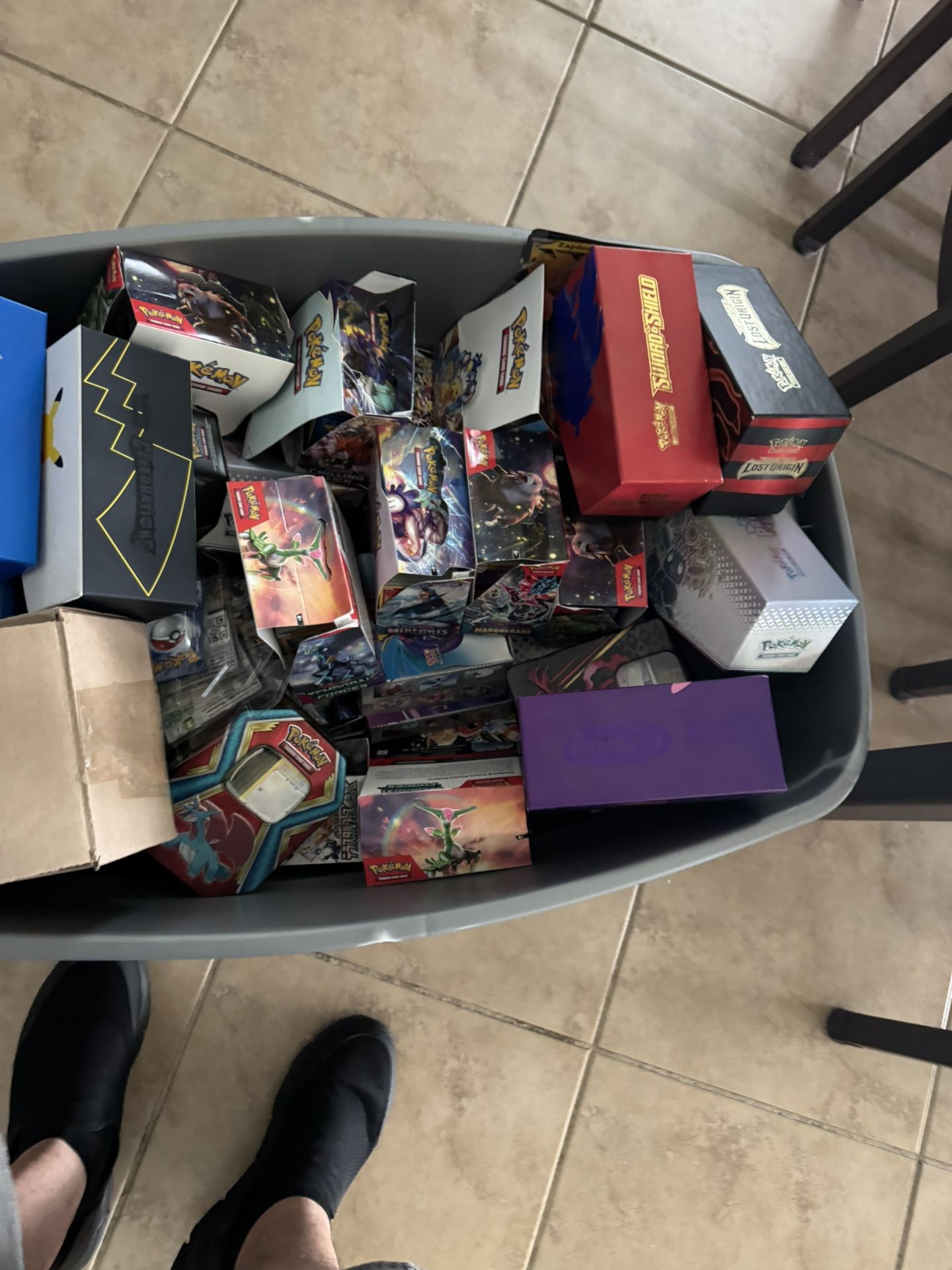 About 100 Pounds Of Pokemon Cards