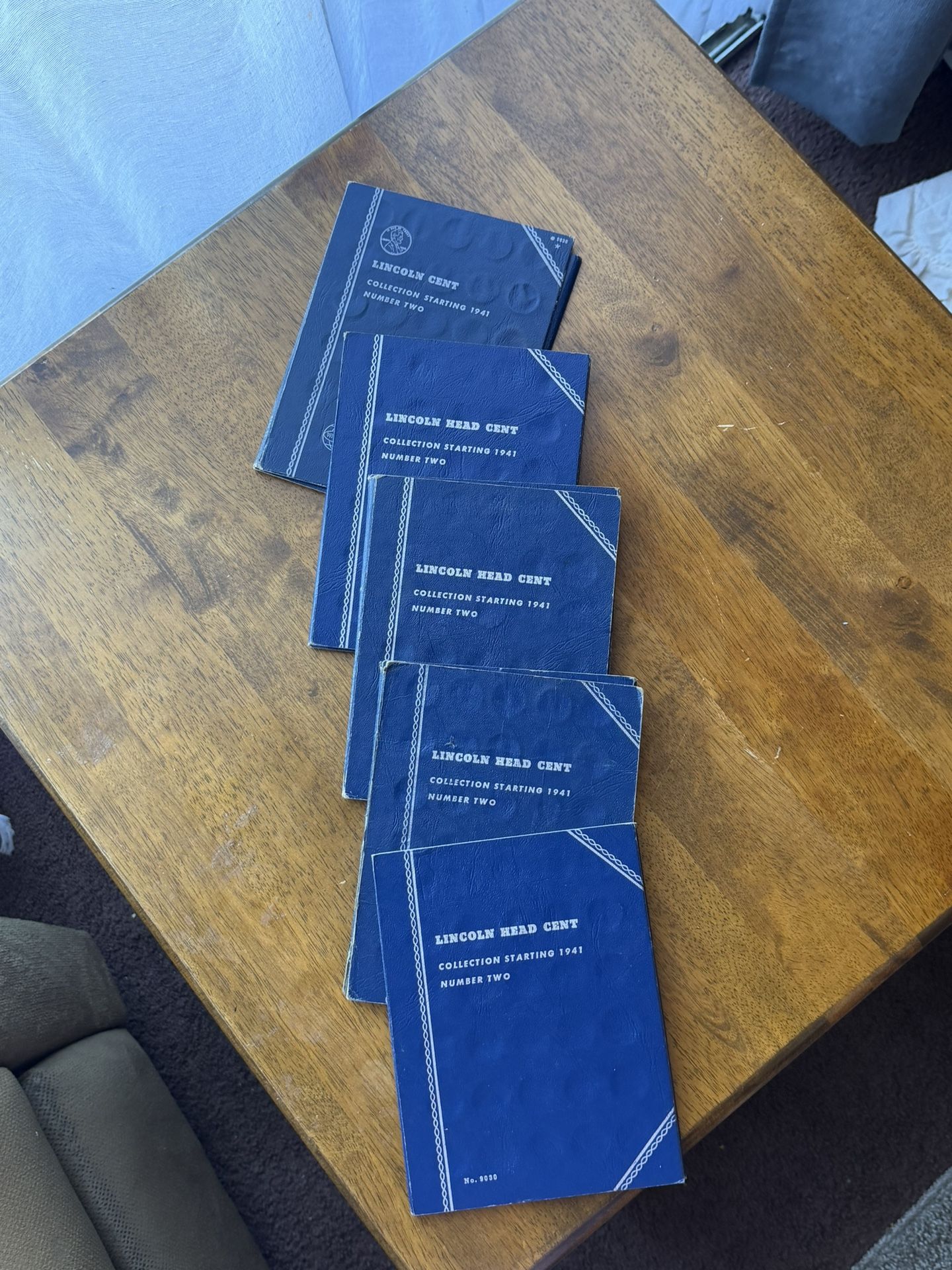 lot of 5 Lincoln Cent Collection Books Starting from 1941 #2