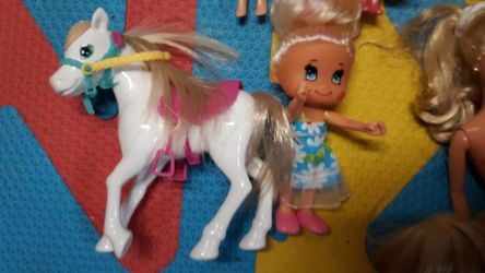 Small horse and doll