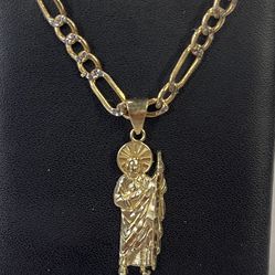 14k Chain And Pendant 
