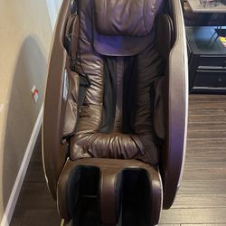 Leather massage chair 