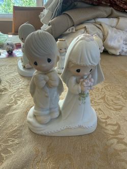 6 precious moments statues
