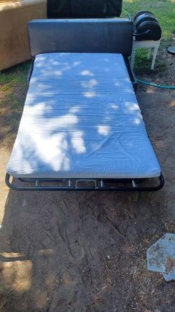 Hidden folding bed