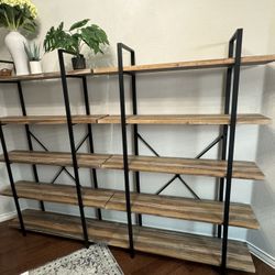 (2) Shelves