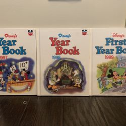 Vintage 1997 To 1999 Disney Year Book Collection