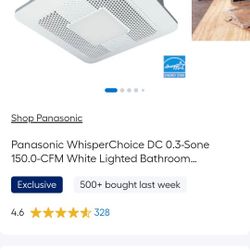 Panasonic Bathroom Fan With Light